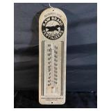 KAW BRAND FERTILIZERS METAL THERMOMETER - 13 1/4"