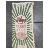 WAYNE RABBIT FEED CHICAGO, ILLINOIS CLOTH SACK