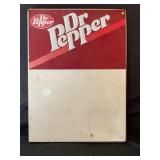 DR PEPPER METAL SIGN INSERT - 45" X 33"