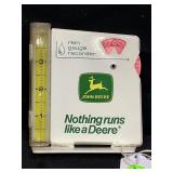 JOHN DEERE METAL RAIN GAUGE