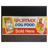 SPORTMIX DOG FOOD METAL SIGN - 30" X 12"