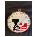 LANDMARK 12" GLASS FRONT THERMOMETER