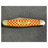 PURINA CAMCO 3 BLADE FOLDING POCKET KNIFE