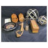 TRAIN SPIKE CROSS, COASTER SETS, WOOD DOMINOES