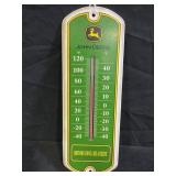 JOHN DEERE THERMOMETER - 12" X 4"