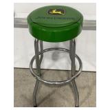 JOHN DEERE METAL LEG BAR STOOL - 30" SEAT HEIGHT