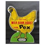 KRAFT PEX EMBOSSED METAL SIGN - 20" X 14"