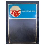ROYAL CROWN COLA METAL EMBOSSED CHALK SIGN -