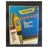MONROE SHOCK ABSORBERS EMBOSSED METAL SIGN - 24"