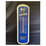 KINZE VISION 40TH ANNIVERSARY METAL THERMOMETER -