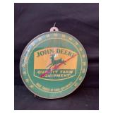 JOHN DEERE QUALITY FARM EQUIPMENT 12" THERMOMETER