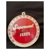 SUPER SWEET FEEDS 12" GLASS FRONT THERMOMETER
