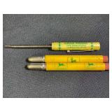 JOHN DEERE BULLET PENCILS AND JOHN DEERE ELM VIEW