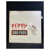 PEPPY DOG FOOD METAL SIGN - 24" X 24"