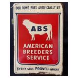AMERICAN BREEDERS SERVICE SELF FRAMED EMBOSSED