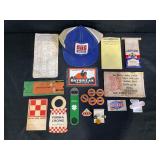 LOT OF ASSORTED SEED, DOG FOOD AND OTHER