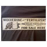 WOLVERINE BRAND FERTILIZERS SELF FRAMED METAL