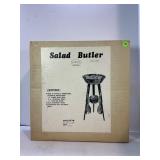 GAIL CRAFT WOOD SALAD BUTLER - NEW IN ORIGINAL BOX