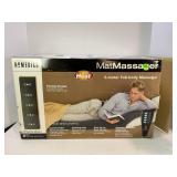 HOMEDICS MATMASSAGER FULL BODY MASSAGE W/ HEAT -