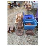 LARGE LOT OF DITCH WITCH SCRAP PARTS - FOR PARTS