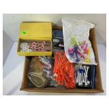 HUGE LOT OF ASSORTED GOLF TEES, BALL MARKERS AND
