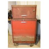 KENNEDY 2PC ROLL AROUND 10 DRAWER TOOLBOX