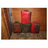 LOT OF 4 JERRY CANS