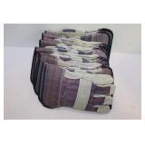 10 PAIR OF LEATHER WORK GLOVES