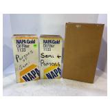 NAPA GOLD FILTERS - LOT OF 3 - #2222 & #1133