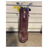 DUNLOP GOLF BAG WITH CALLAWAY AND OTHER GOLF