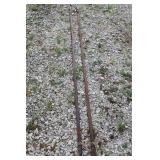 LOT OF 2 8 FOOT SPUD BARS