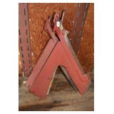 DITCH WITCH 12" V KNIVES FOR 252 - LOT OF 4 - NEW