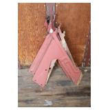 DITCH WITCH 12" V KNIVES FOR 252 - LOT OF 4 - NEW