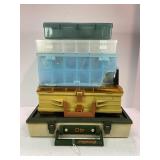 LOT OF ASSORTED TACKLE BOXES W/ CONTENTS