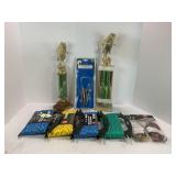 WHITE CAP CHROME PLATED ZAMAC NEW IN BOX BRAIDED