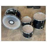 TKO PRECISION 4 PIECE DRUM SET - NO STANDS