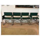 LOT OF 4 MATCHING FOLD-UP CAMP / FISHING CHAIRS