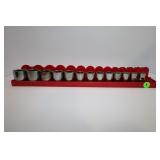 CRAFTSMAN & NAPA 1/2" SOCKET SETS WITH TRAY