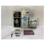 CALLAWAY DIVOT TOOL, FROGG TOGGS COOLING TOWEL,