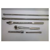 CRAFTSMAN RACHETS, EXTENSIONS, BREAKER BARS &