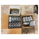 TELEPHONE PROTECTIVE WIRE HOUSING - LOT OF 16 AND