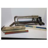 LARGE ASSORTMENT OF HAND SAWS WITH NEW BLADES
