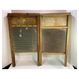 LOT OF 2 NATIONAL WASHBOARD CO. NO. 441 & NO. 701