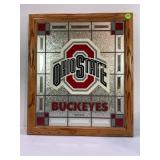THE OHIO STATE BUCKEYES FRAMED MIRROR - 18" X 15
