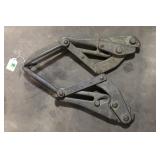 SET OF 2 STRAND GRIP HIGH TENSION CABLE PULLERS