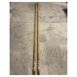 LOT OF 6 - 1" DITCH WITCH BORING RODS W/BORE HEAD