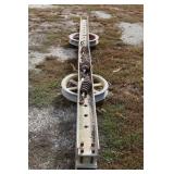 LARGE ALUMINUM CABLE TROLLEY