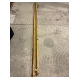 LOT OF 6 - 1" DITCH WITCH BORING RODS W/BORE HEAD