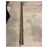 LOT OF 6 - 1" DITCH WITCH BORING RODS W/BORE HEAD