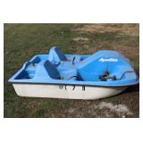 AQUA-MATE 2 PERSON PADDLE BOAT